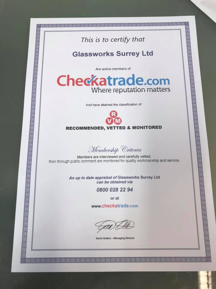 Glass and glazing services, glass repairs, glass replacement